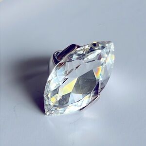 Oversized Silver Cocktail Ring